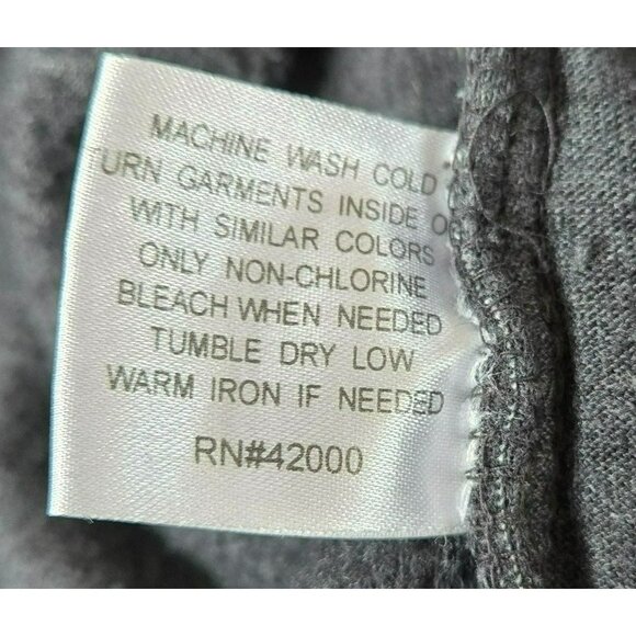 Disney Tigger Gray Pullover Fleece 1/4 Zip Sweatshirt XL Mock Neck Embroidered - Picture 10 of 11